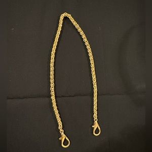 Gold chain for wallet or clutch